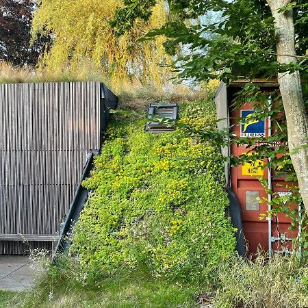 Tiny-House Van Zeecontainers Bij Het Bos 오라녜우트 외부 사진