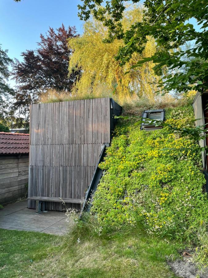 Tiny-House Van Zeecontainers Bij Het Bos 오라녜우트 외부 사진